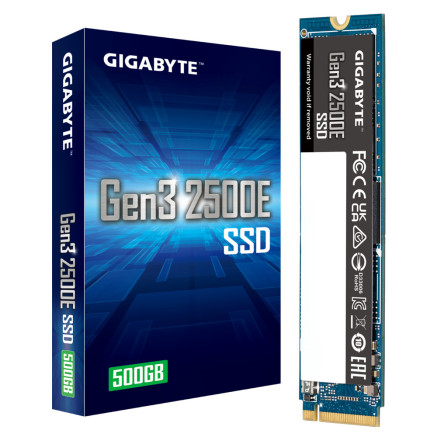 SSD GIGABYTE 2500e 500GB M.2 PCIe G325E500G PCIe 3.0 x4 NVME