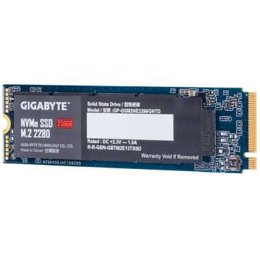 SSD GIGABYTE 256GB M.2 PCIe GP-GSM2NE3256GNTD PCIe 3.0 x4 NVME