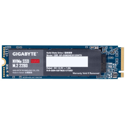 SSD GIGABYTE 512GB M.2 PCIe GP-GSM2NE3512GNTD