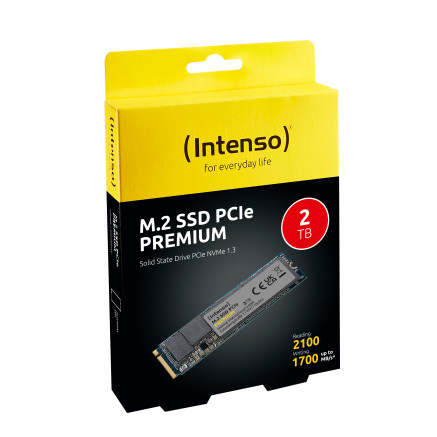SSD Intenso 2TB M.2 2280 PCIe Premium Gen.3 x4 NVME 1.3  3835470