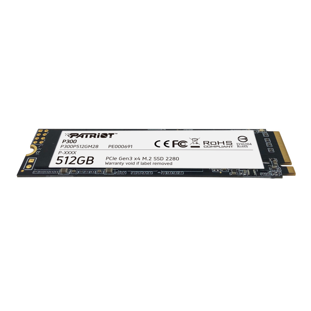 SSD Patriot P300 512GB M.2 PCIe 3.0 P300P512GM28