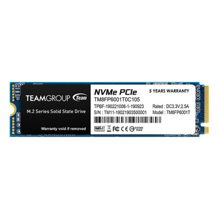 SSD Teamgroup 1TB MP33 PCIe M.2 TM8FP6001T0C101 PCIe 3.0 x4 NVME