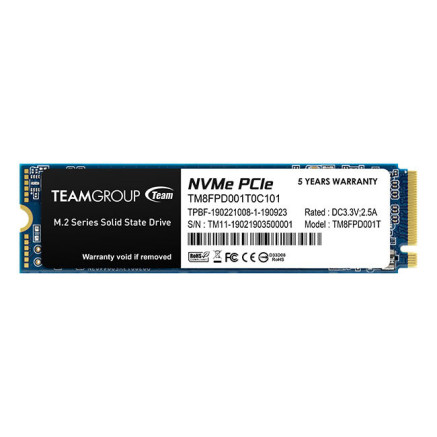SSD Teamgroup 1TB MP33 PRO PCIe M.2 TM8FPD001T0C101 PCIe 3.0 x4 NVME