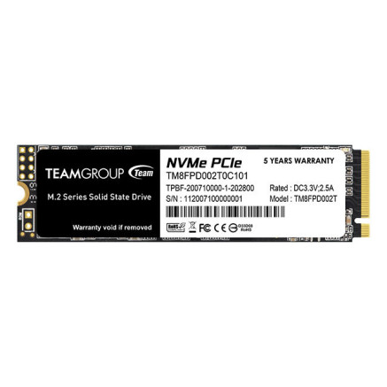SSD Teamgroup 2TB MP33 PRO PCIe M.2 TM8FPD002T0C101 PCIe 3.0 x4 NVME