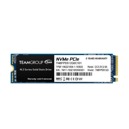 SSD Teamgroup 512GB MP33 Pro PCIe M.2 TM8FPD512G0C101 PCIe 3.0 x4 NVME