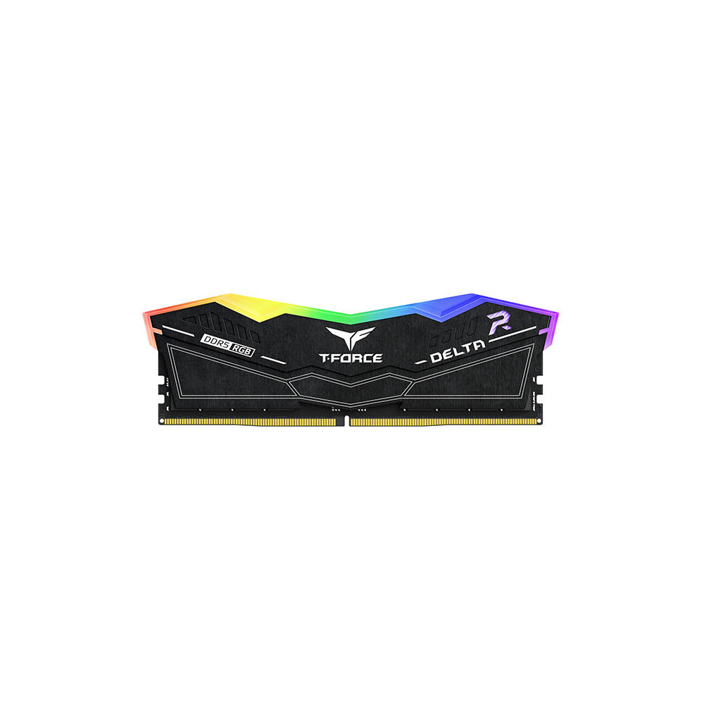 DDR5 32GB KIT 2x16GB PC 6000 Team T-Force Delta RGB FF3D532G6000HC38ADC01 schwarz DDR5 32GB KIT 2x16GB PC 6000 Team T-Force Delta RGB FF3D532G6000HC38ADC01 schwarz