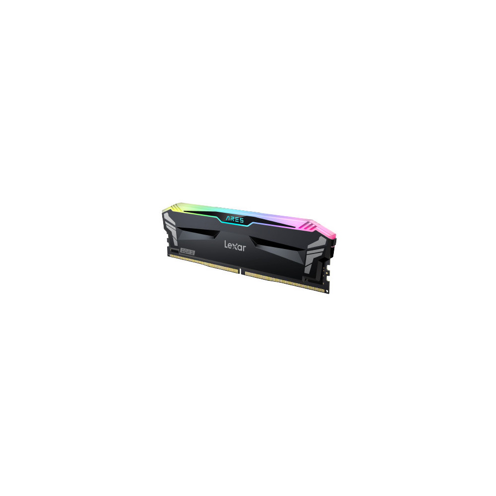 DDR5 32GB KIT 2x16GB PC 6400 Lexar ARES RGB CL32 with heatsink schwarz LD5EU016G-R6400GDLA
