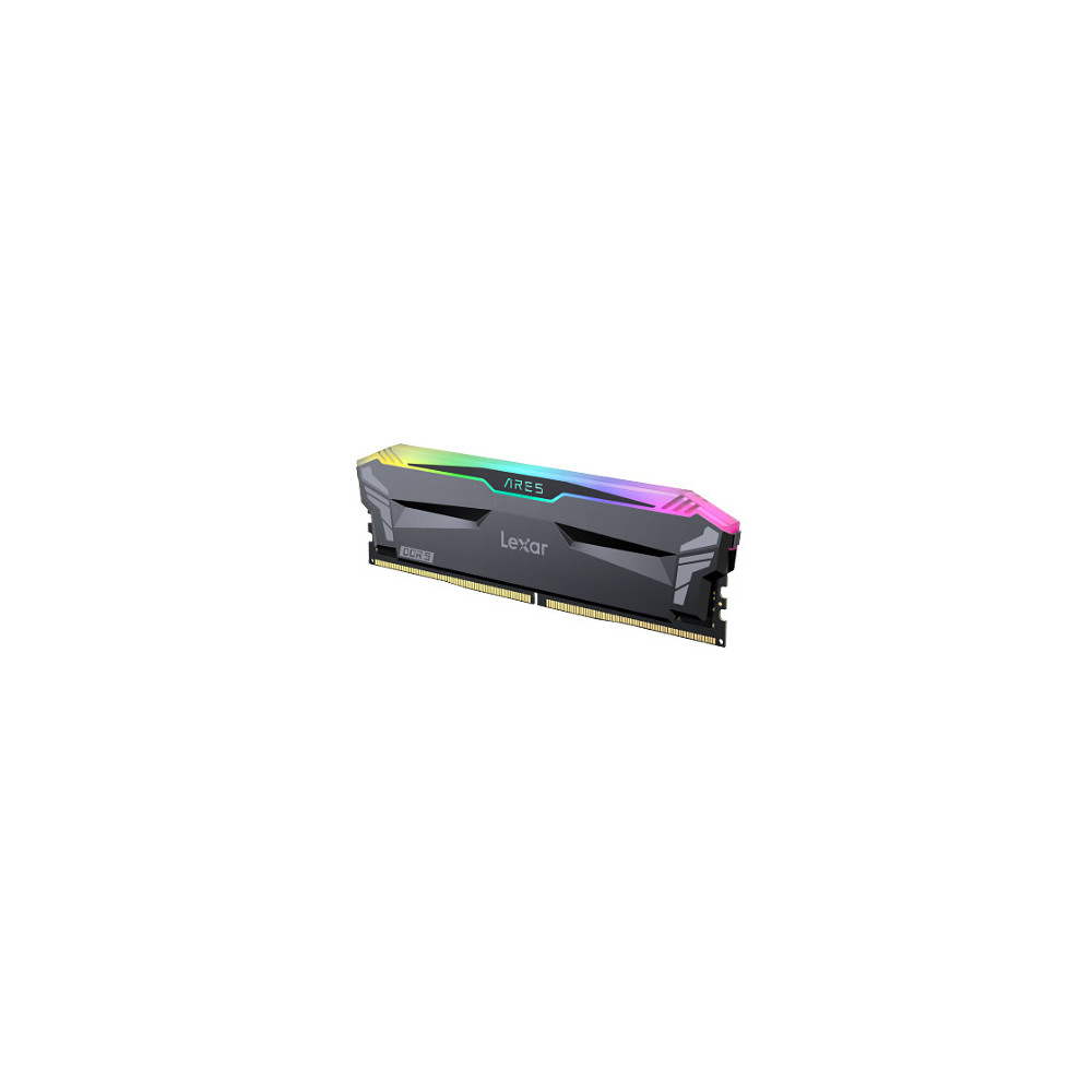 DDR5 32GB KIT 2x16GB PC 7200 Lexar ARES RGB CL34 with heatsink schwarz LD5U16G72C34LA-RGD
