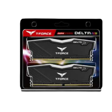 DDR4 32GB KIT 2x16GB PC 3600 Team T-Force Delta RGB TF3D432G3600HC18JDC01 black