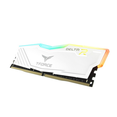 DDR4 32GB KIT 2x16GB PC 3600 Team T-Force Delta RGB TF4D432G3600HC18JDC01 white