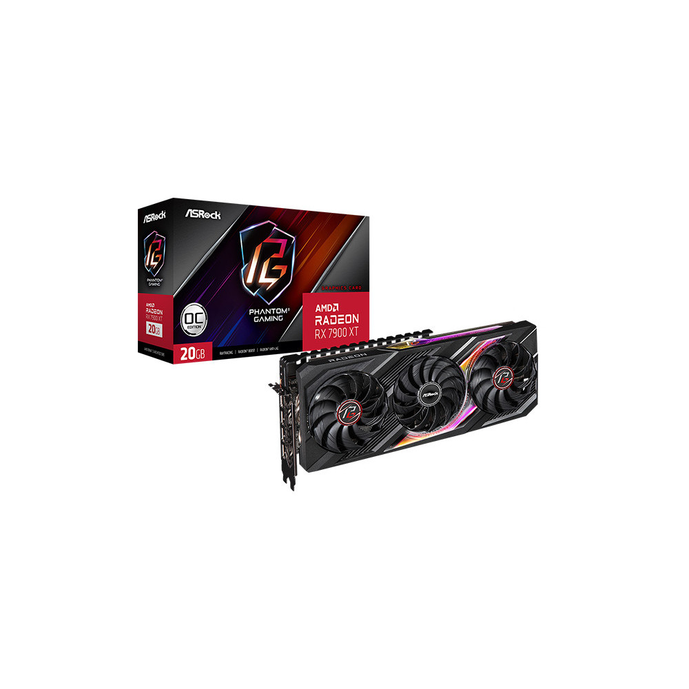 VGA ASRock Radeon RX 7900 XT 20GB Phantom Gaming OC VGA ASRock Radeon RX 7900 XT 20GB Phantom Gaming OC