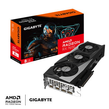 VGA Gigabyte Radeon RX 7600 GAMING 8GB OC