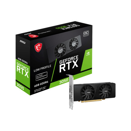 VGA MSI GeForce RTX 3050 6GB LP OC