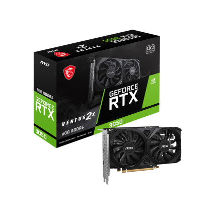 VGA MSI GeForce RTX 3050 6GB Ventus 2X OC