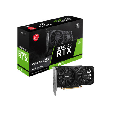 VGA MSI GeForce RTX 3050 6GB Ventus 2X OC