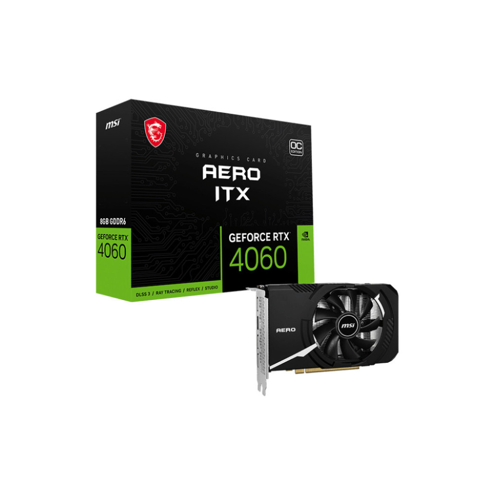 VGA MSI GeForce RTX 4060 8GB AERO OC VGA MSI GeForce RTX 4060 8GB AERO OC
