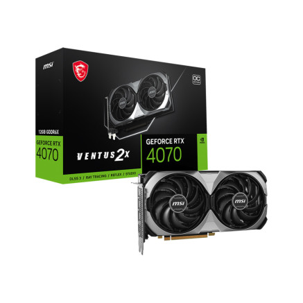 VGA MSI GeForce RTX 4070 12GB Ventus 2X E 12G OC