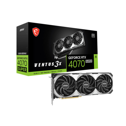 VGA MSI GeForce RTX 4070 Super 12GB Ventus 3X OC