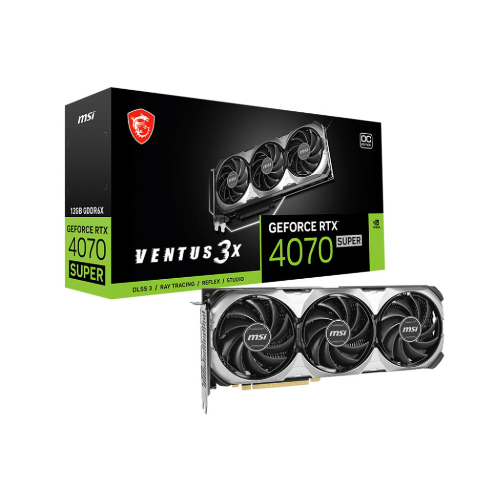 VGA MSI GeForce RTX 4070 Super 12GB Ventus 3X OC VGA MSI GeForce RTX 4070 Super 12GB Ventus 3X OC