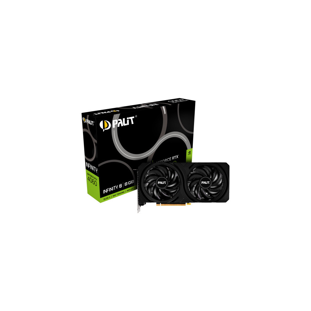 VGA Palit GeForce RTX 4060 8GB Infinity 2 VGA Palit GeForce RTX 4060 8GB Infinity 2