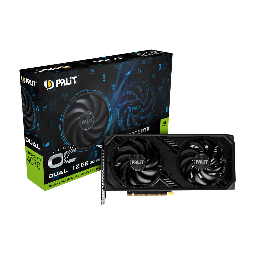 VGA Palit GeForce RTX 4070 12GB Dual OC GDDR6