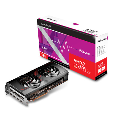 VGA SAPPHIRE PULSE RADEON RX 7700 XT 12GB Gaming  GDDR6 (UEFI)