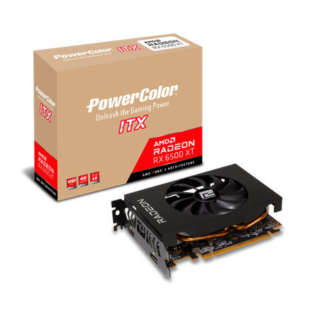 VGA PowerColor Radeon RX 6500XT ITX 4GB GDDR6