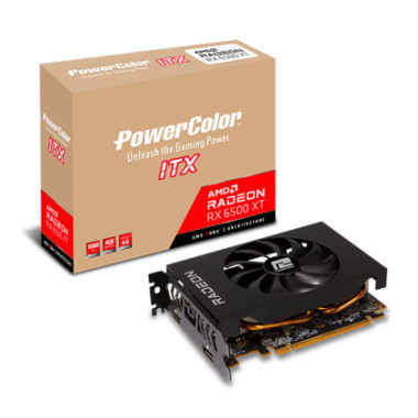 VGA PowerColor Radeon RX 6500XT ITX 4GB GDDR6