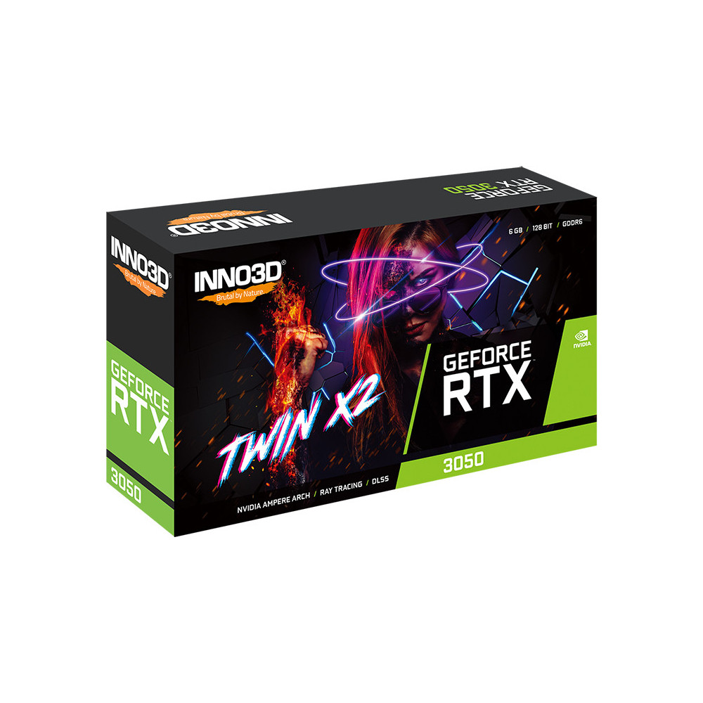 VGA Inno3D GeForce RTX 3050 6GB Twin X2