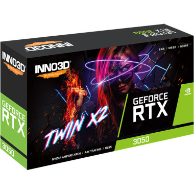 VGA Inno3D GeForce RTX 3050 6GB Twin X2