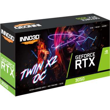 VGA Inno3D GeForce RTX 3050 8GB Twin X2 OC