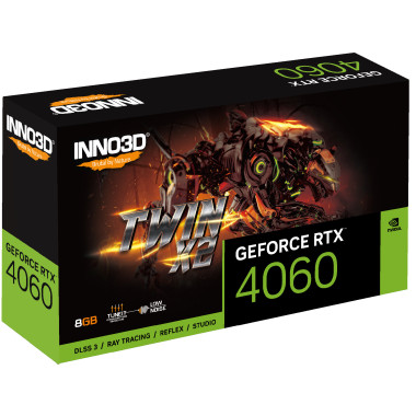 VGA Inno3D GeForce RTX 4060 8GB Twin X2