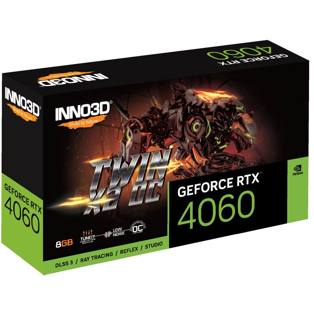VGA Inno3D GeForce RTX 4060 8GB Twin X2 OC