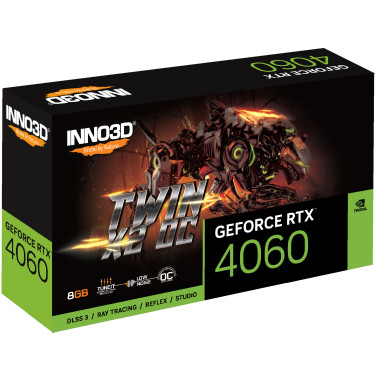 VGA Inno3D GeForce RTX 4060 8GB Twin X2 OC