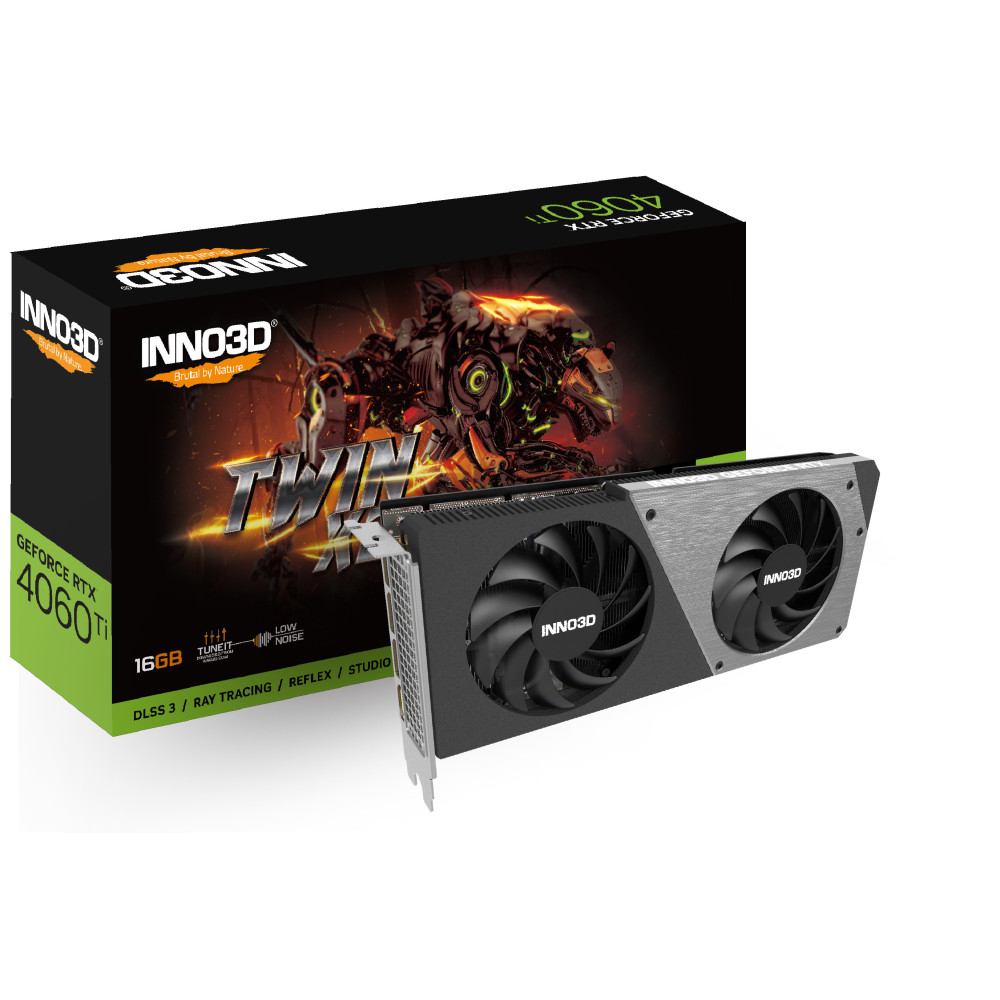 VGA Inno3D GeForce RTX 4060TI 16GB Twin X2 VGA Inno3D GeForce RTX 4060TI 16GB Twin X2