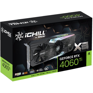 VGA Inno3D GeForce RTX 4060TI 8GB iChill X3