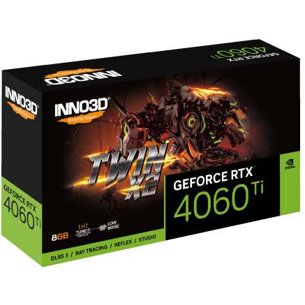 VGA Inno3D GeForce RTX 4060TI 8GB Twin X2