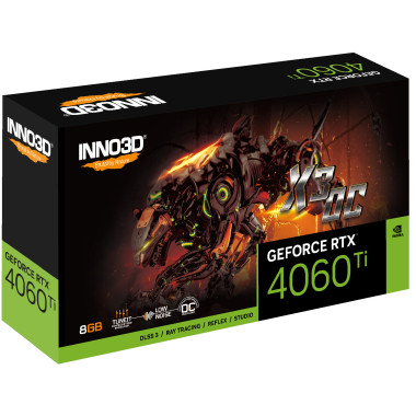 VGA Inno3D GeForce RTX 4060TI 8GB X3 OC