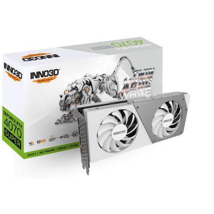 VGA Inno3D GeForce RTX 4070 12GB SUPER Twin X2 OC White