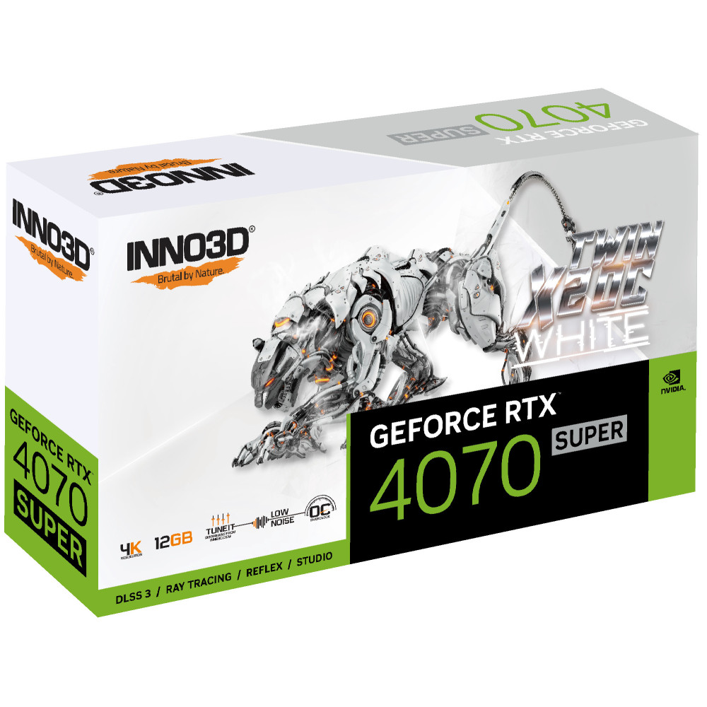 VGA Inno3D GeForce RTX 4070 12GB SUPER Twin X2 OC White
