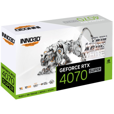 VGA Inno3D GeForce RTX 4070 12GB SUPER Twin X2 OC White