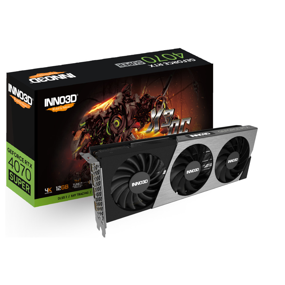 VGA Inno3D GeForce RTX 4070 12GB SUPER X3 OC VGA Inno3D GeForce RTX 4070 12GB SUPER X3 OC