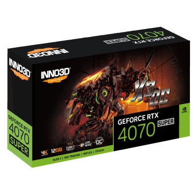 VGA Inno3D GeForce RTX 4070 12GB SUPER X3 OC