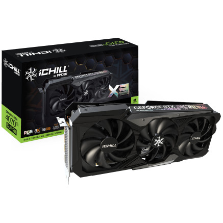 VGA Inno3D GeForce RTX 4070 Ti 16GB SUPER ICHILL X3