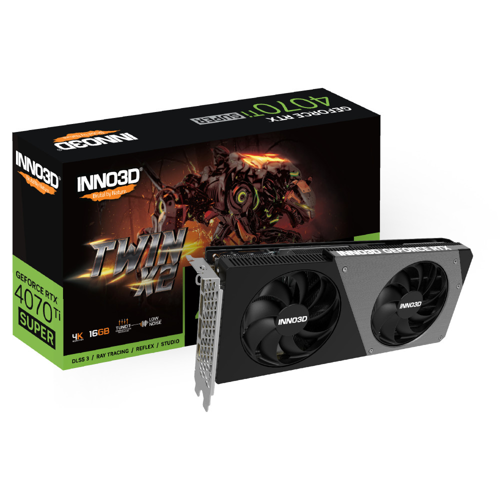 VGA Inno3D GeForce RTX 4070 Ti 16GB SUPER TWIN X2 VGA Inno3D GeForce RTX 4070 Ti 16GB SUPER TWIN X2