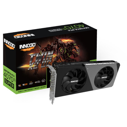 VGA Inno3D GeForce RTX 4070 Ti 16GB SUPER TWIN X2 OC
