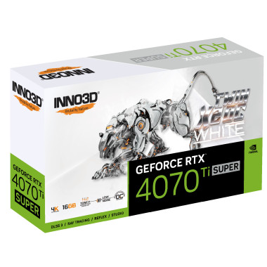 VGA Inno3D GeForce RTX 4070 Ti 16GB SUPER TWIN X2 OC White