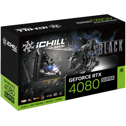 VGA Inno3D GeForce RTX 4080 16GB SUPER iCHILL Black
