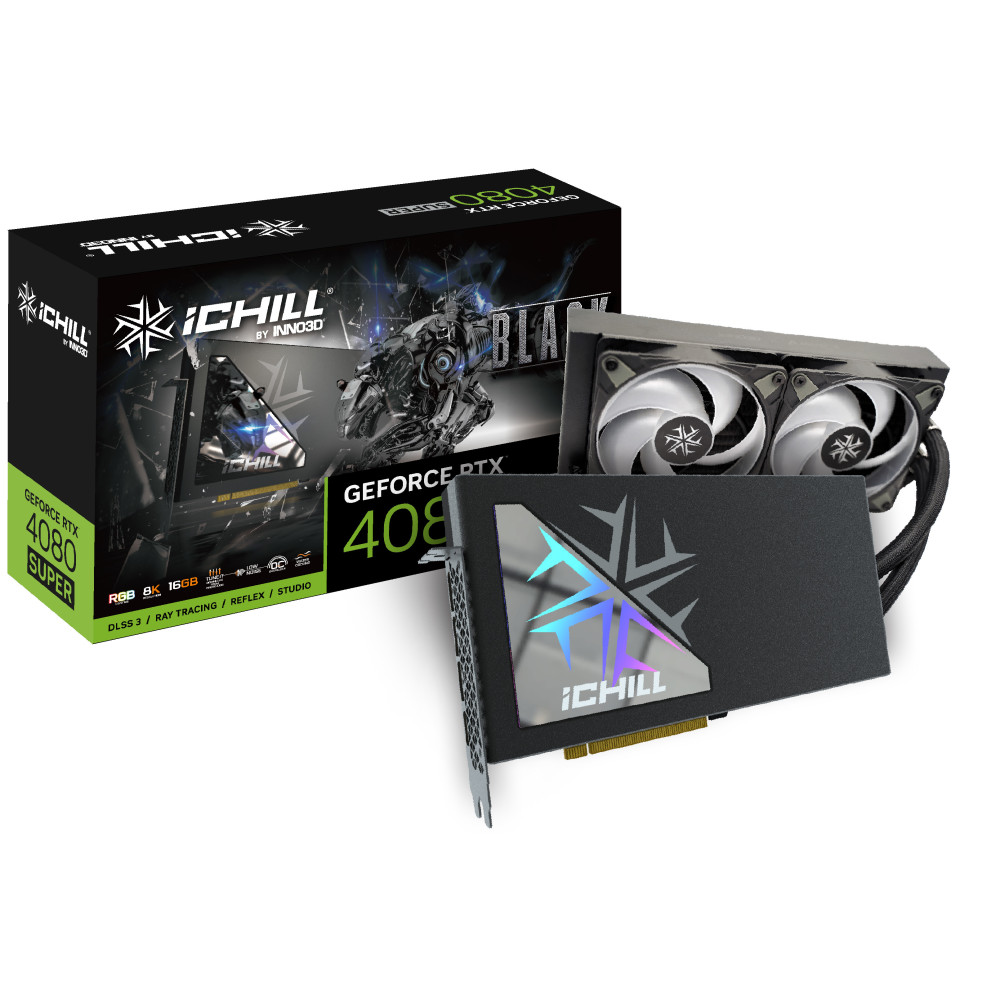 VGA Inno3D GeForce RTX 4080 16GB SUPER iCHILL Black