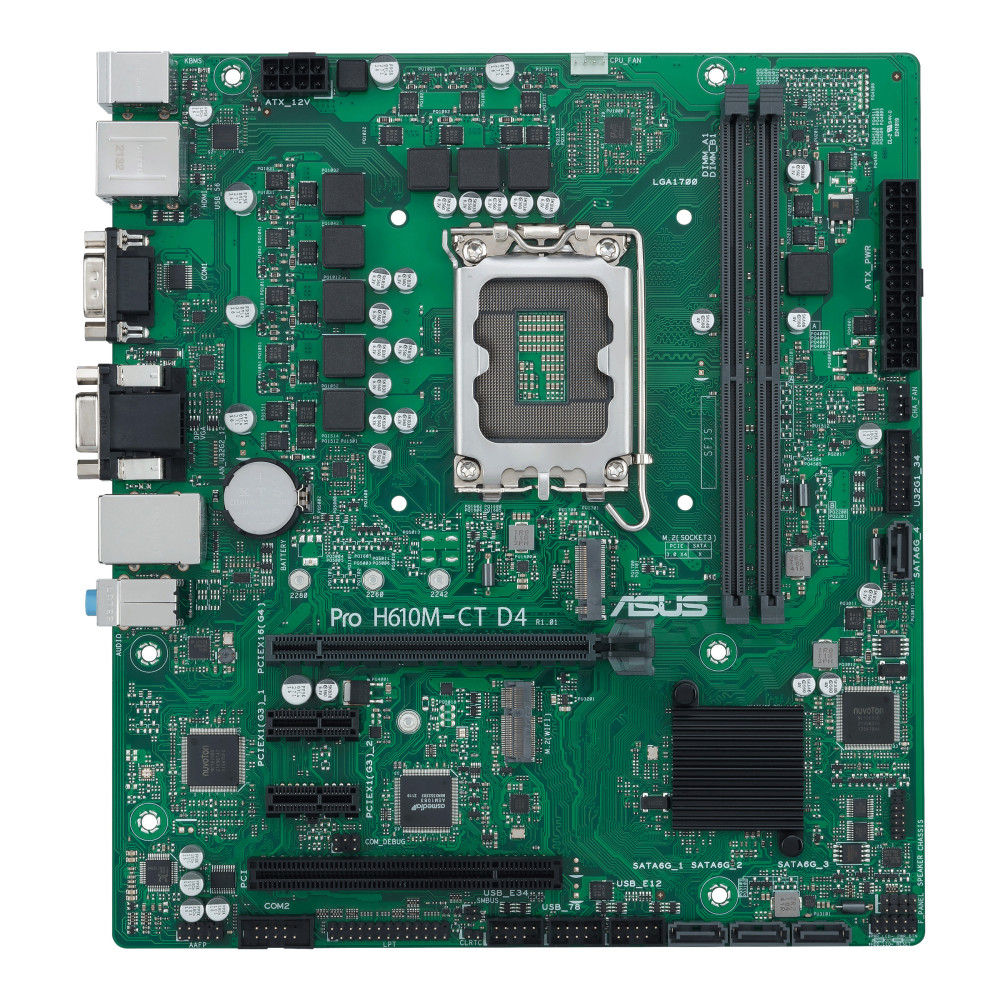 ASUS PRO H610M-C-CSM D4 (1700) (EU) ASUS PRO H610M-C-CSM D4 (1700) (EU)